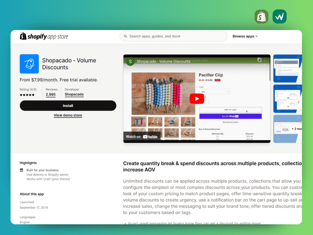 Shopacado app