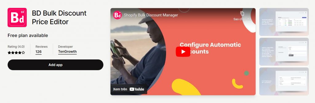 Best Shopify Flash Sale App: BD Bulk Discount