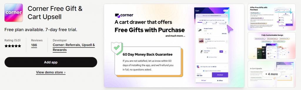 Free Gift & Cart Upsell