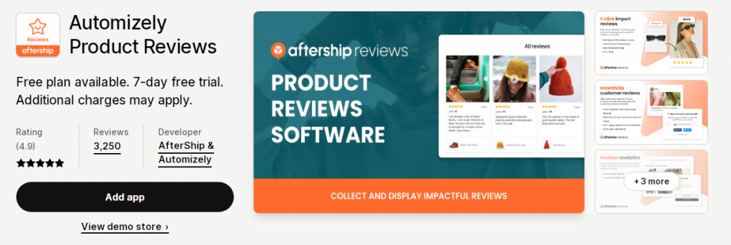 Reviews display on Google