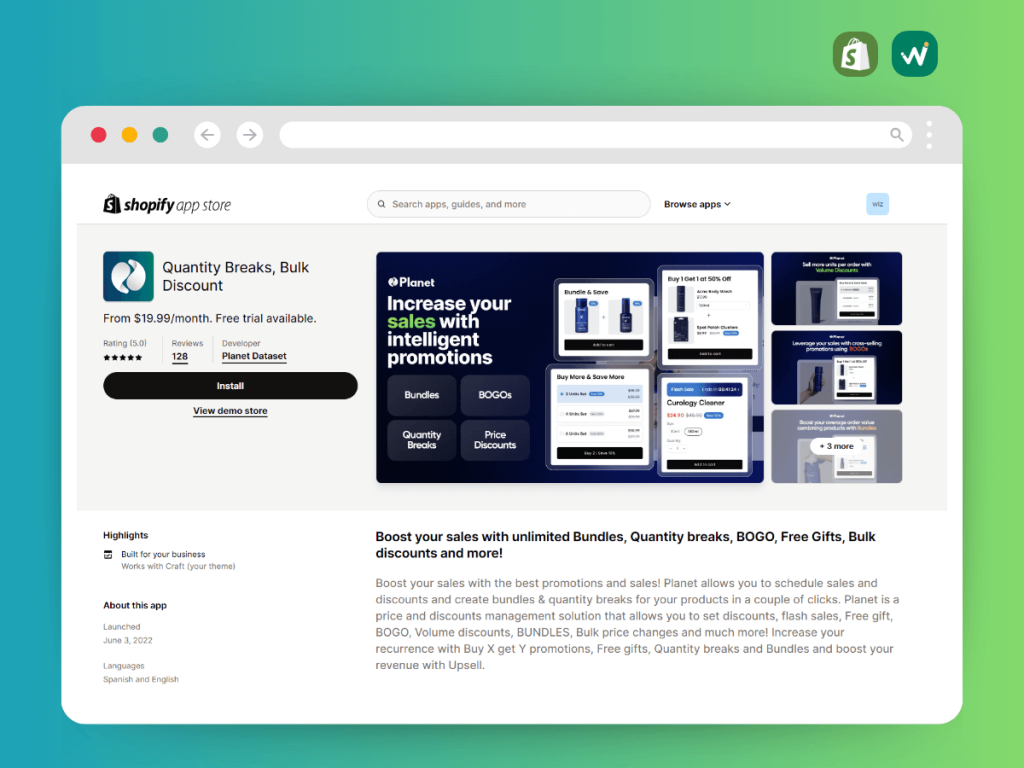 Shopify quantity discount app