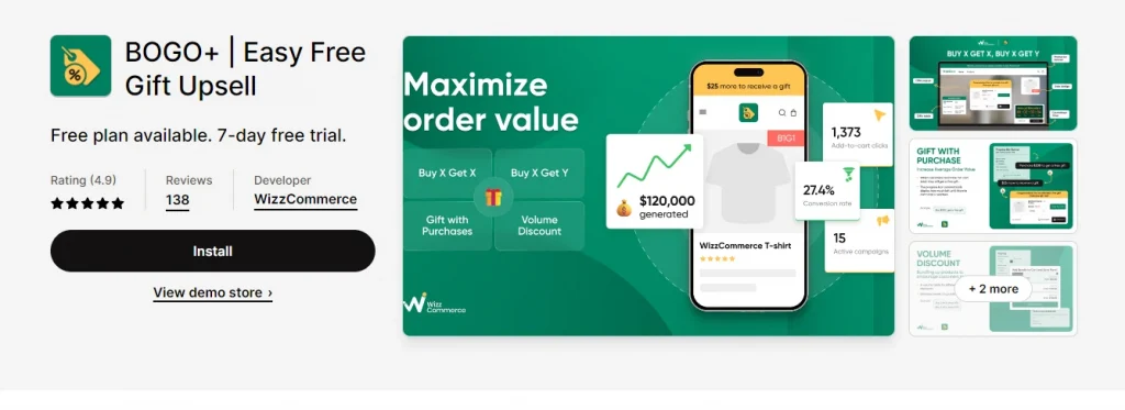 Shopify sales promotion examples free trial