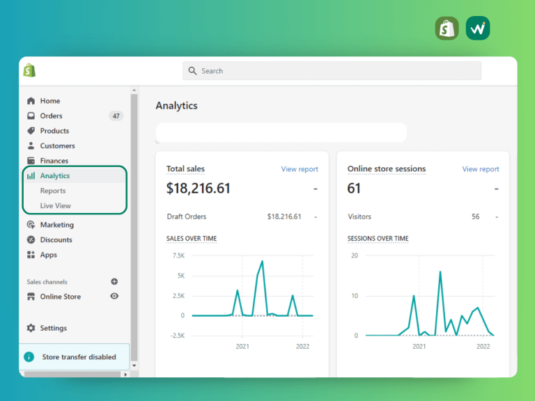 shopify analytics and reports