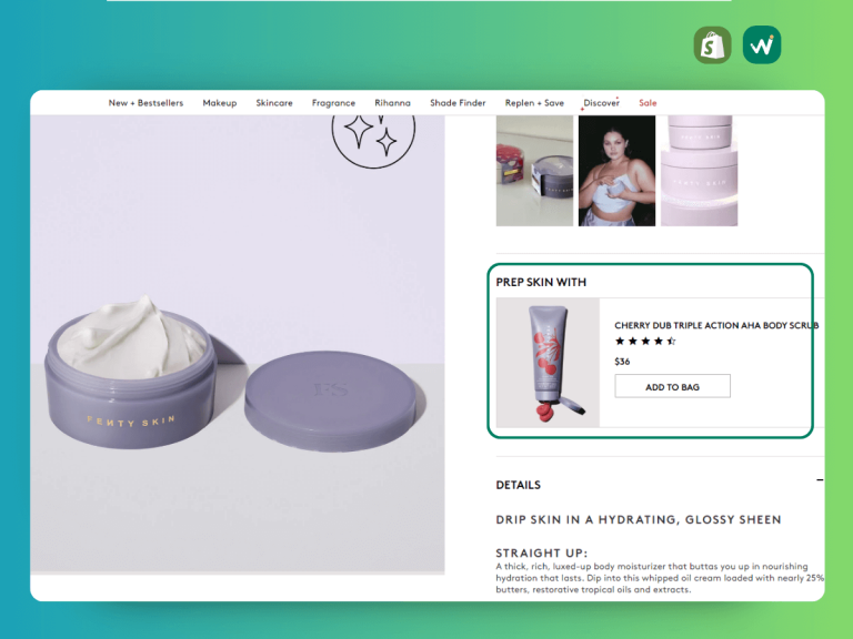 cart pages cross-selling