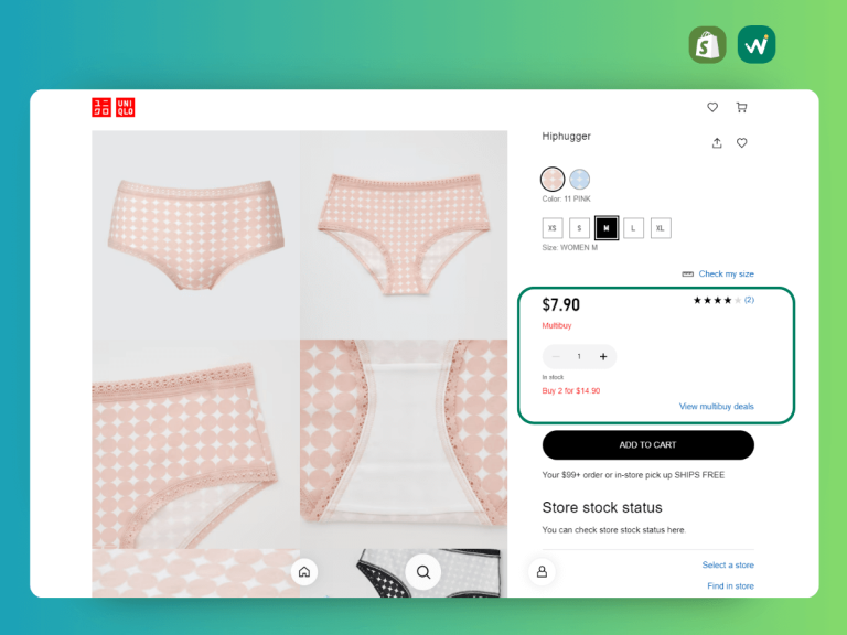 shopify cross-selling examples, bundles