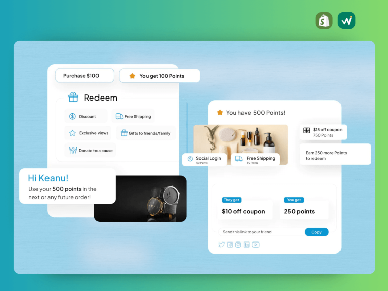 shopify cross-selling examples, membership program
