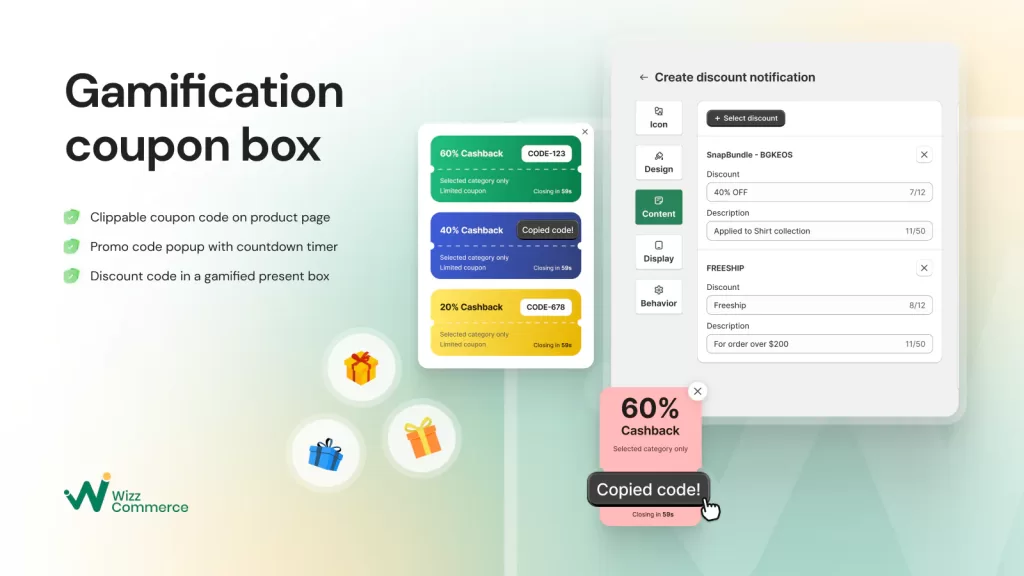 gamitification coupon the snapnoti app
