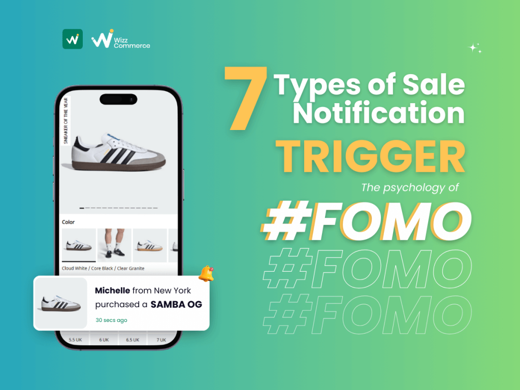 7 types of shopify sales notification popup