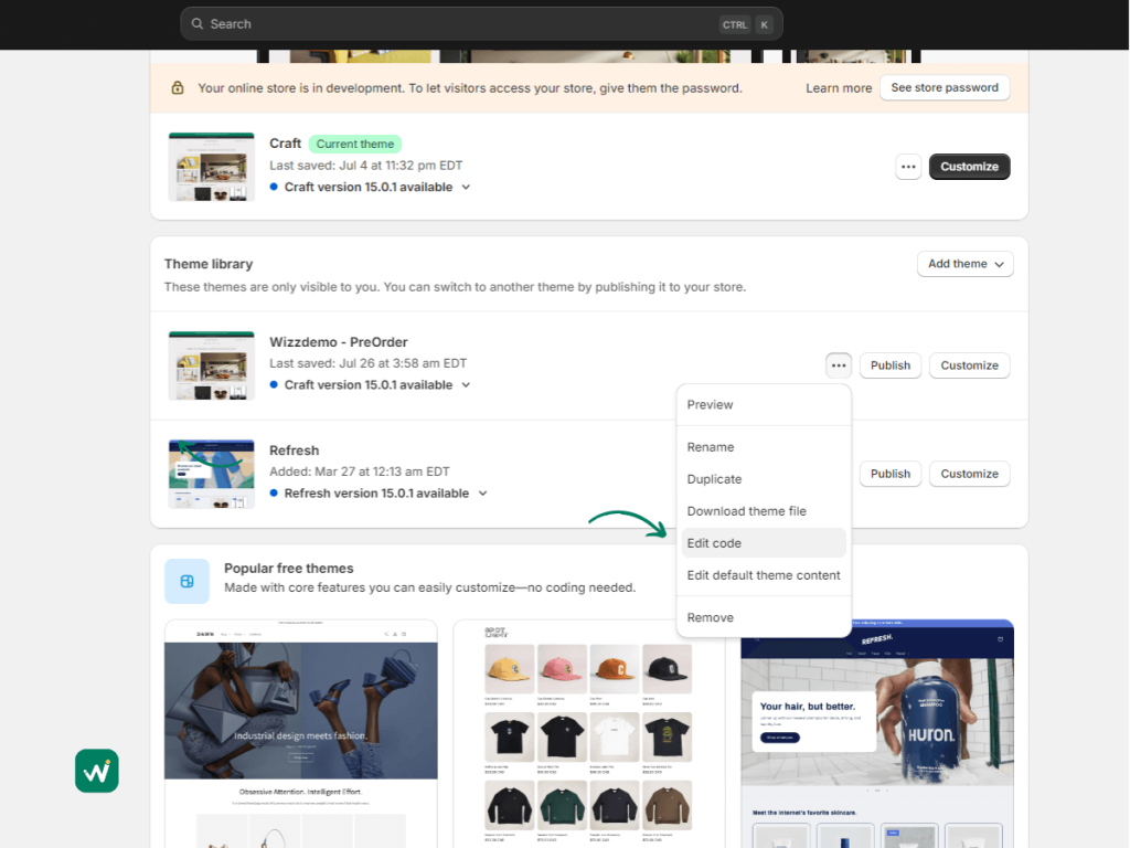set up pre order on shopify without app