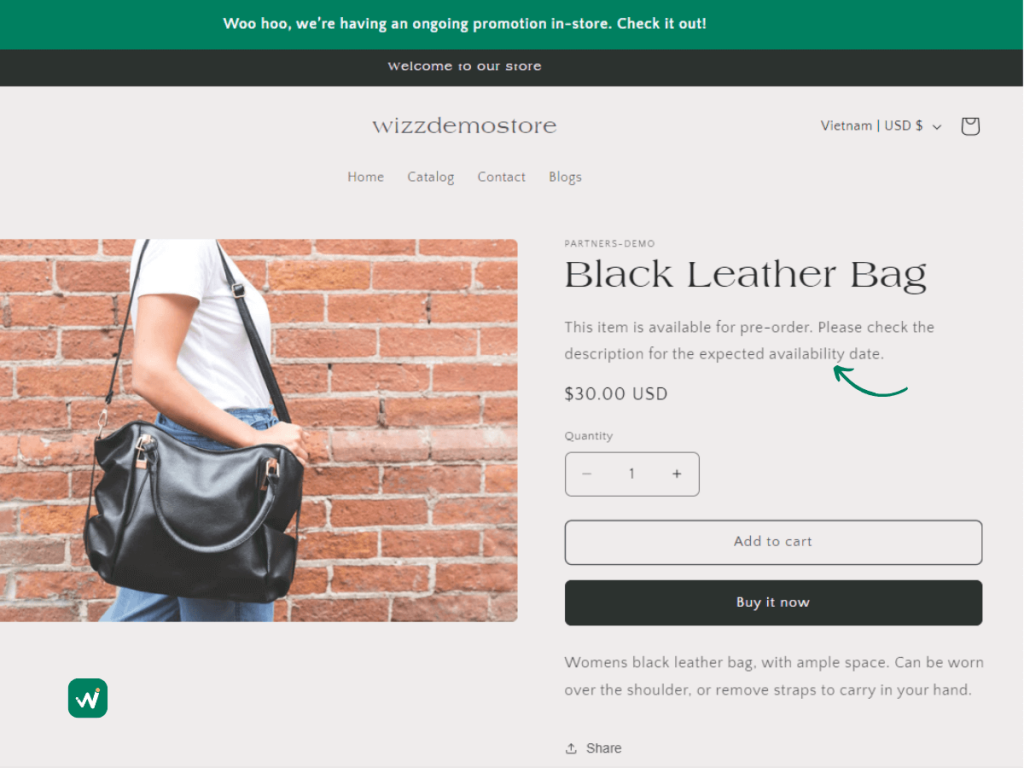 Shopify pre order without app