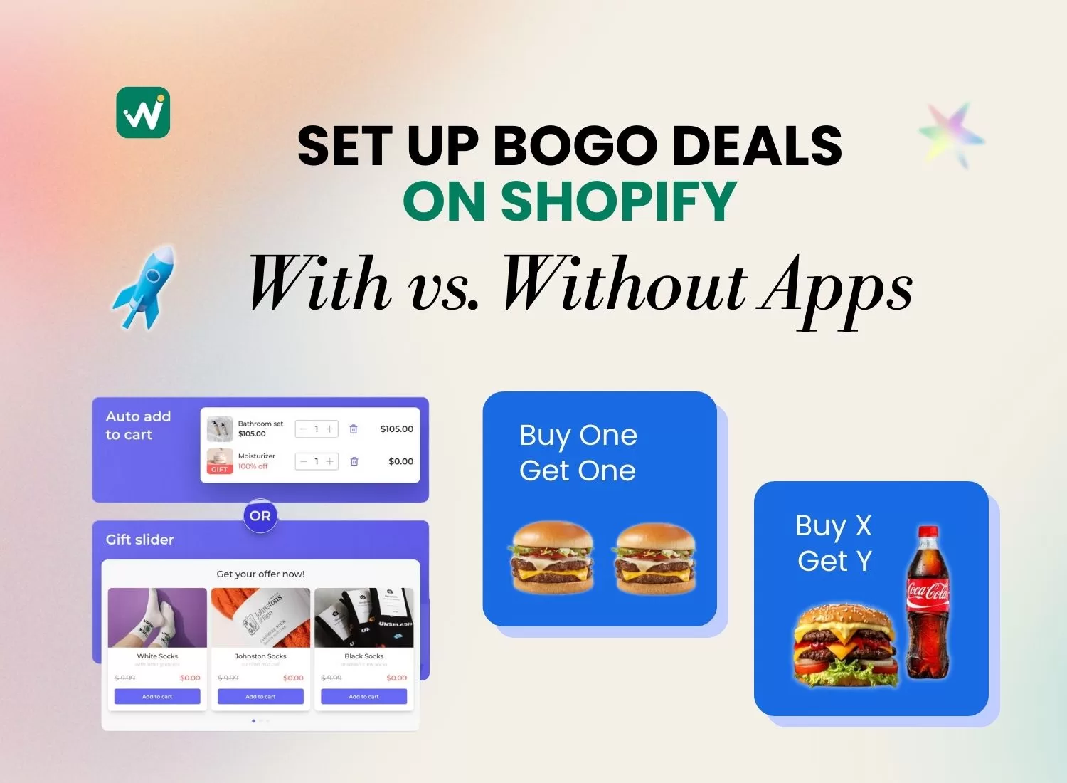 how to set up bogo deals on shopify