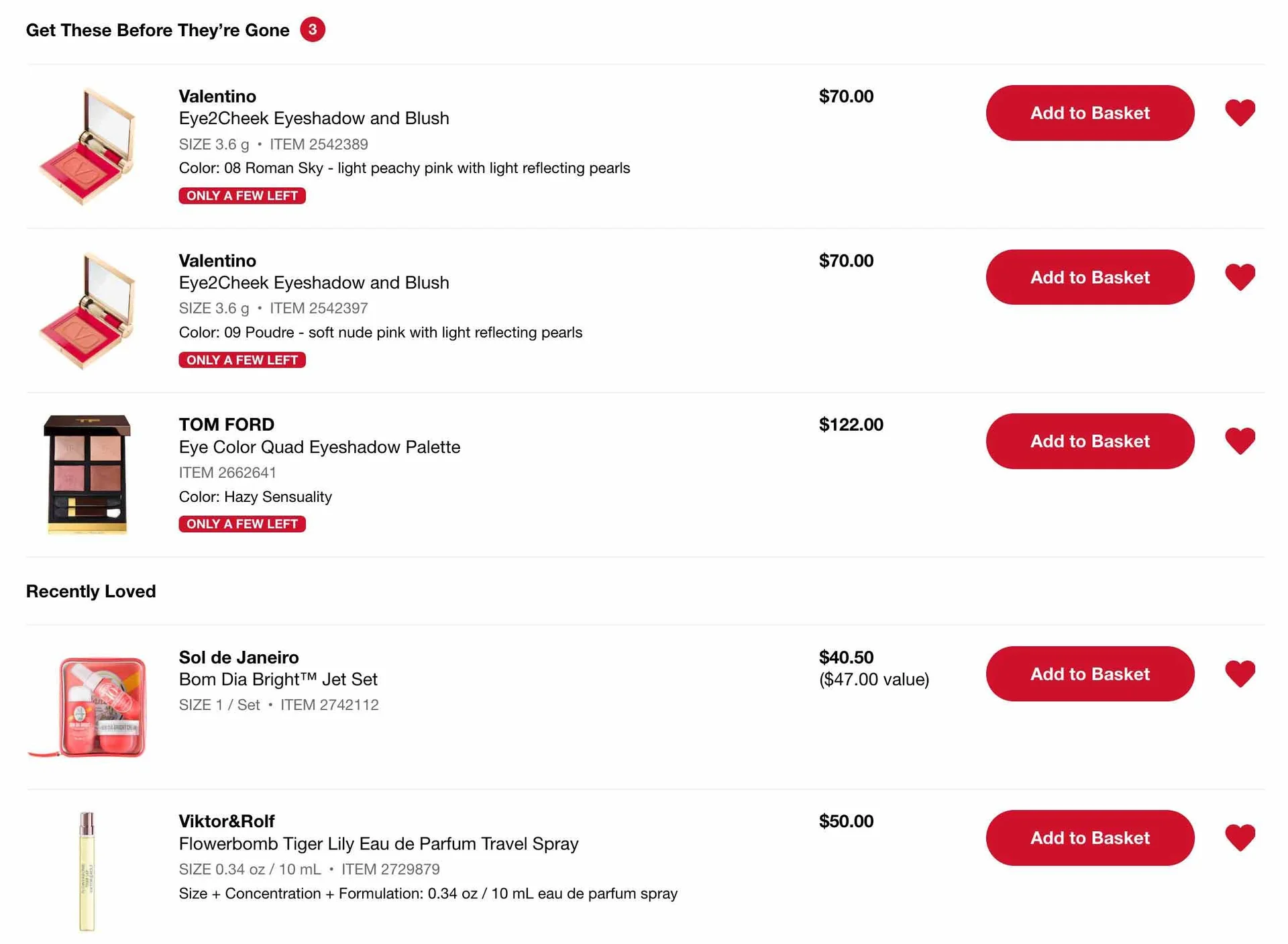 Promote “Almost Gone” Items in Wishlists