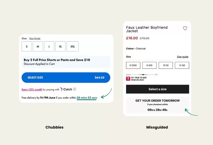 add countdown timer estimated arrival date on product page in shopify