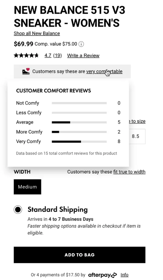 Review Snapshots in Buy Box