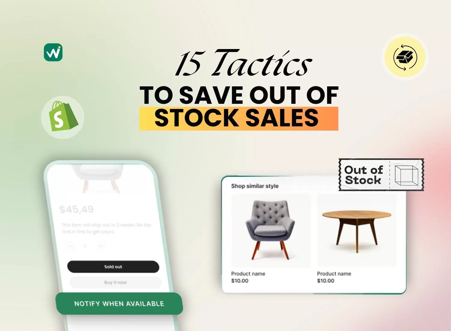 15 Clever Tactics to Continue Selling When Out of Stock on Shopify