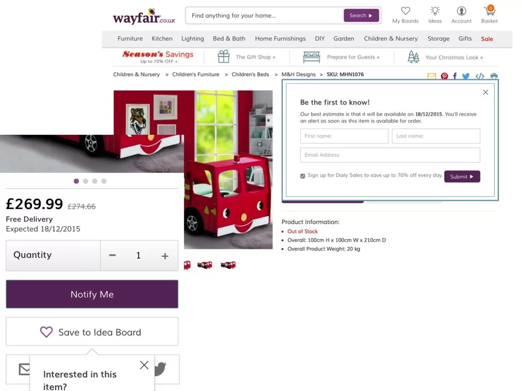 Enable “Notify Me” for Back-in-Stock Alerts on Preorders​​