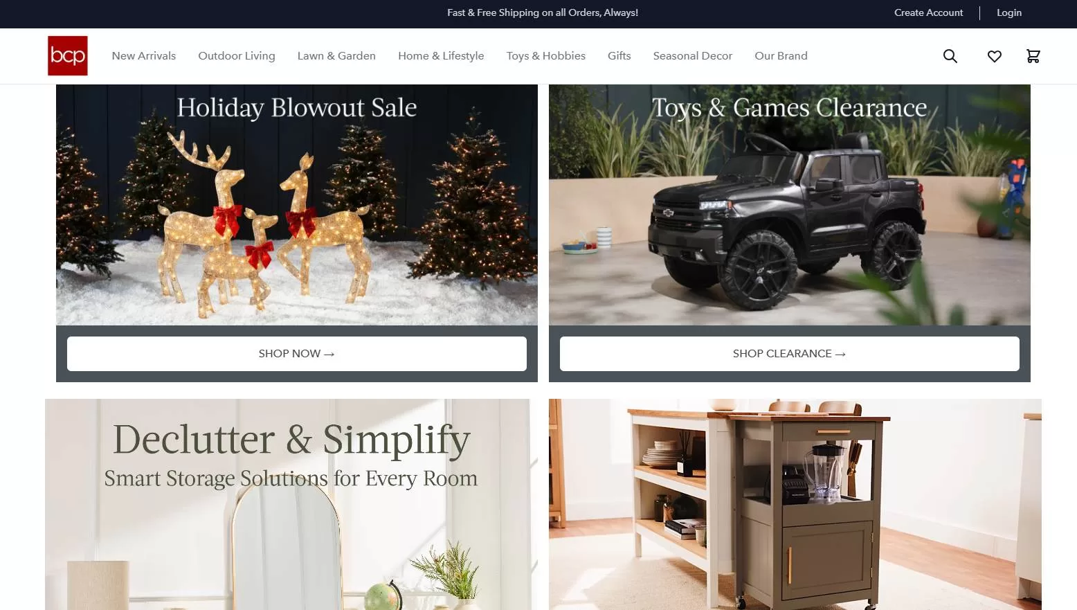 6. Best Choice Products: Versatile Dropshipping Website