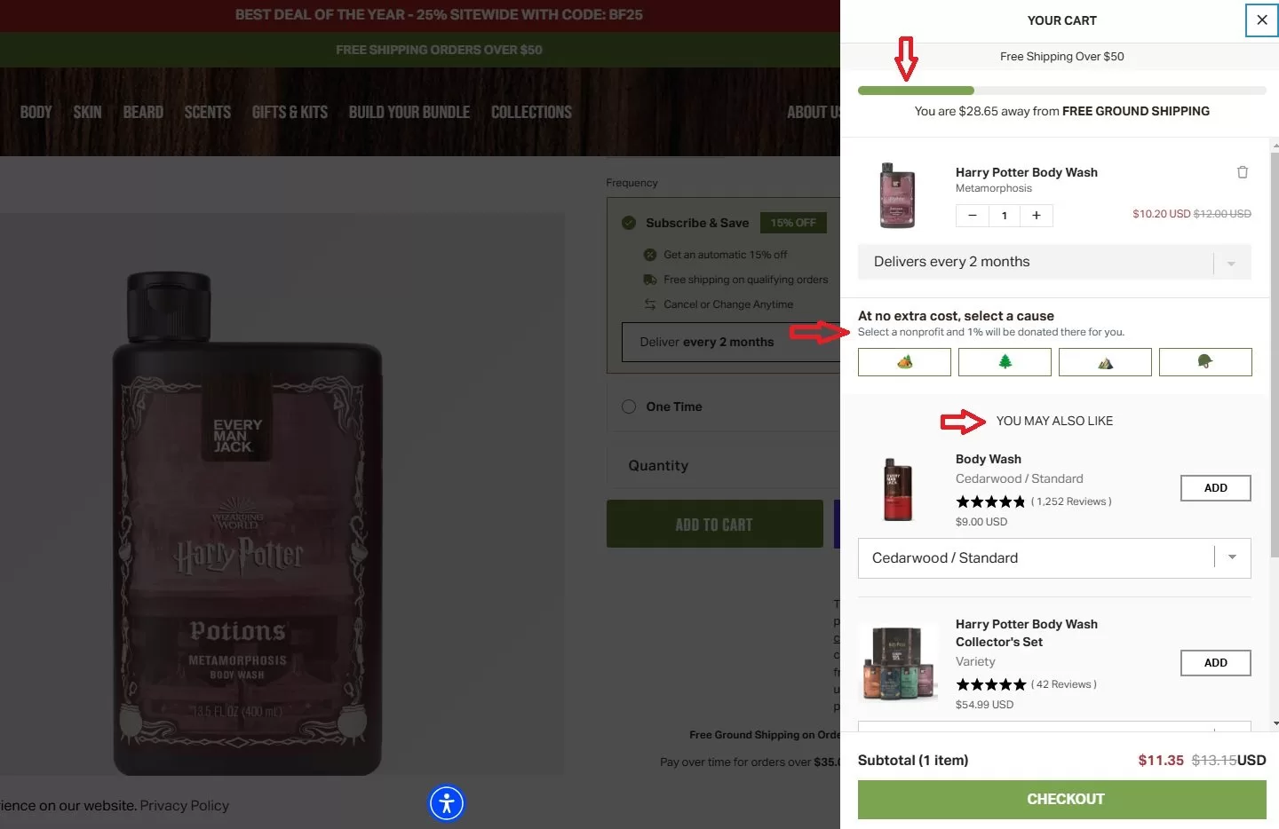Optimizing Your Shopify Cart Page: Lessons from Every Man Jack