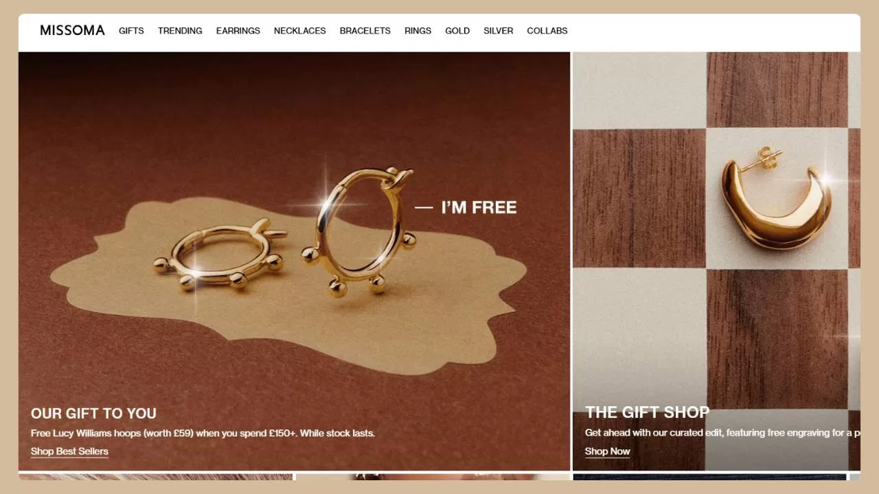 jewelry store example missoma