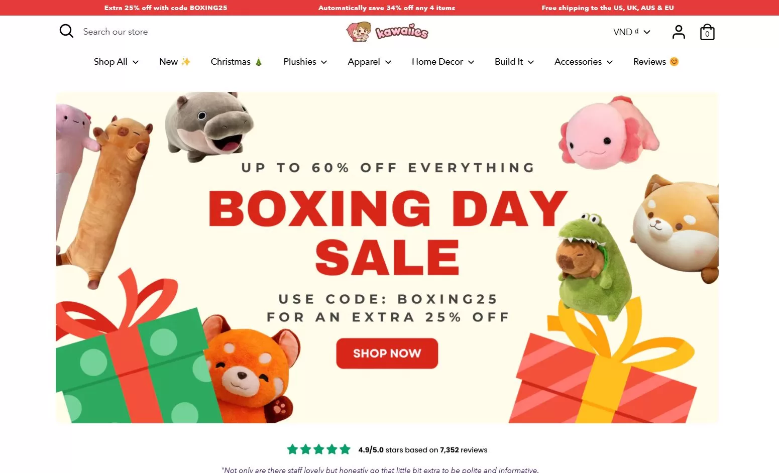 Kawaiies: Example of a Creative Shopify Dropship Store