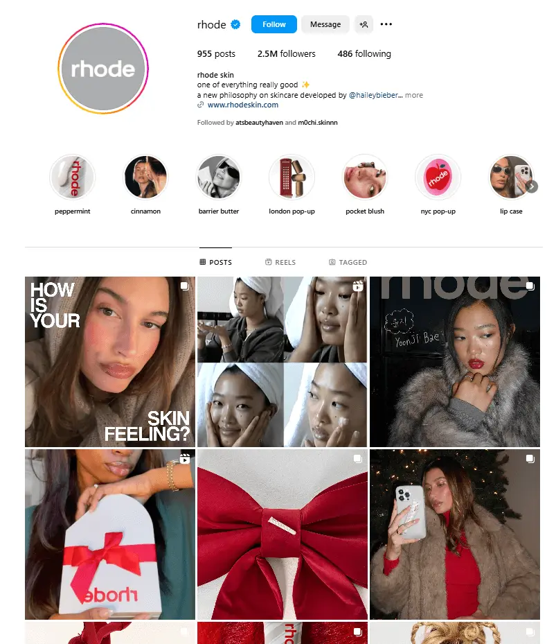 rhode-beauty-instagram-content