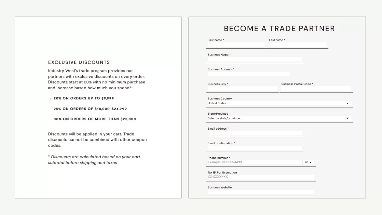 1. Industry West: The Best Example of Seamless B2B and B2C Integration​