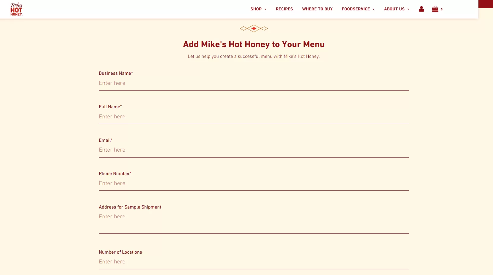 Mike’s Hot Honey: Shopify B2B Ecommerce for Foodservice & Wholesale