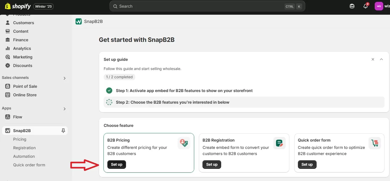 Step-by-Step Guide to Setting Up B2B Pricing with Snap B2B​