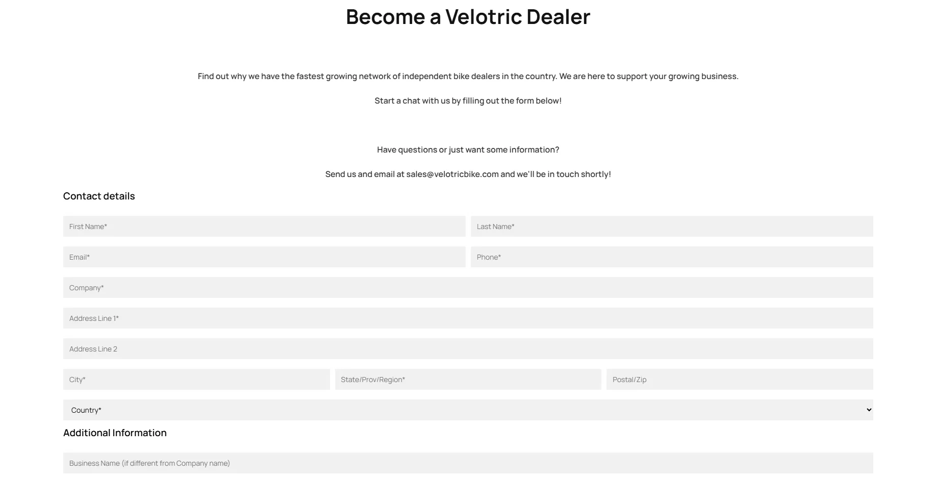 5. Velotric Bike: The Perfect Example of Shopify B2B Dealer Programs