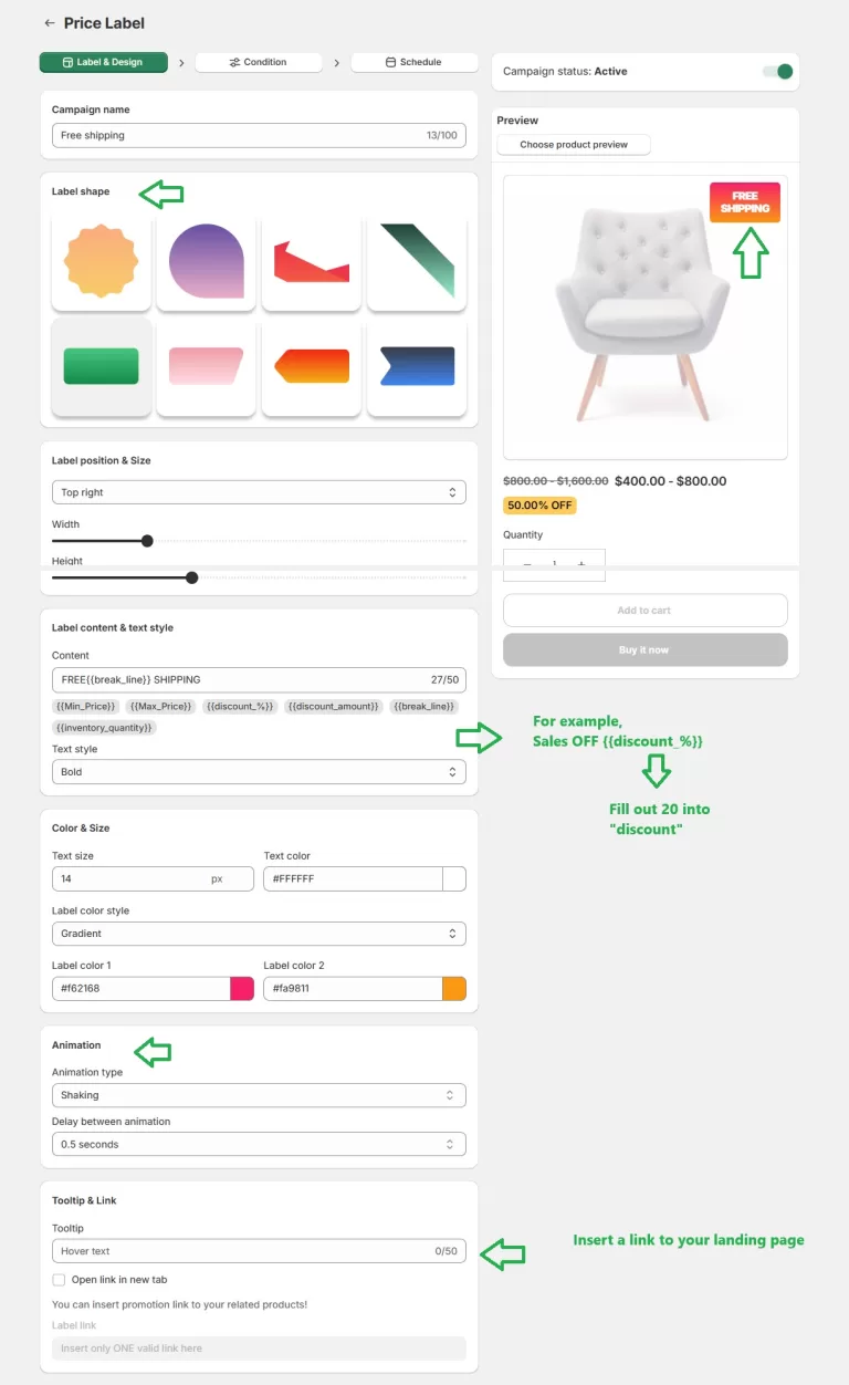 Customizing Product Image Badges and Labels on Shopify