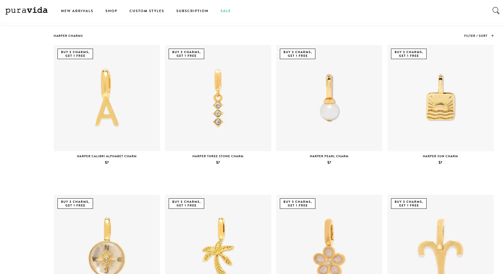 Pura Vida BOGO auto-add-to-cart example