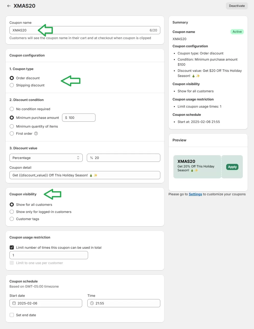 How to Add a Promo Code to the Cart Page