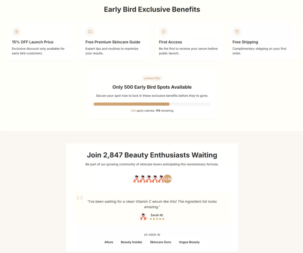 beauty-landing-page