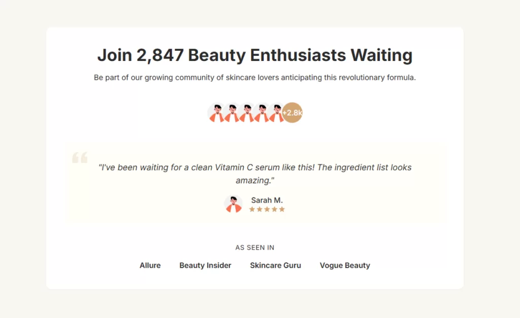 coming-soon-landing-page-social-proof