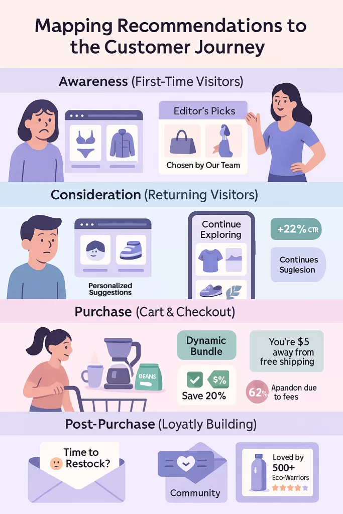 Mapping Your Product Recommendations to the Customer Journey