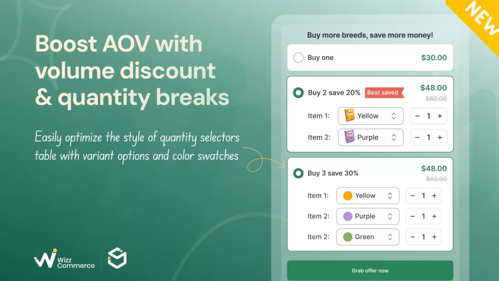 Offer Volume-Based Discounts​ to Boost AOV on Shopify